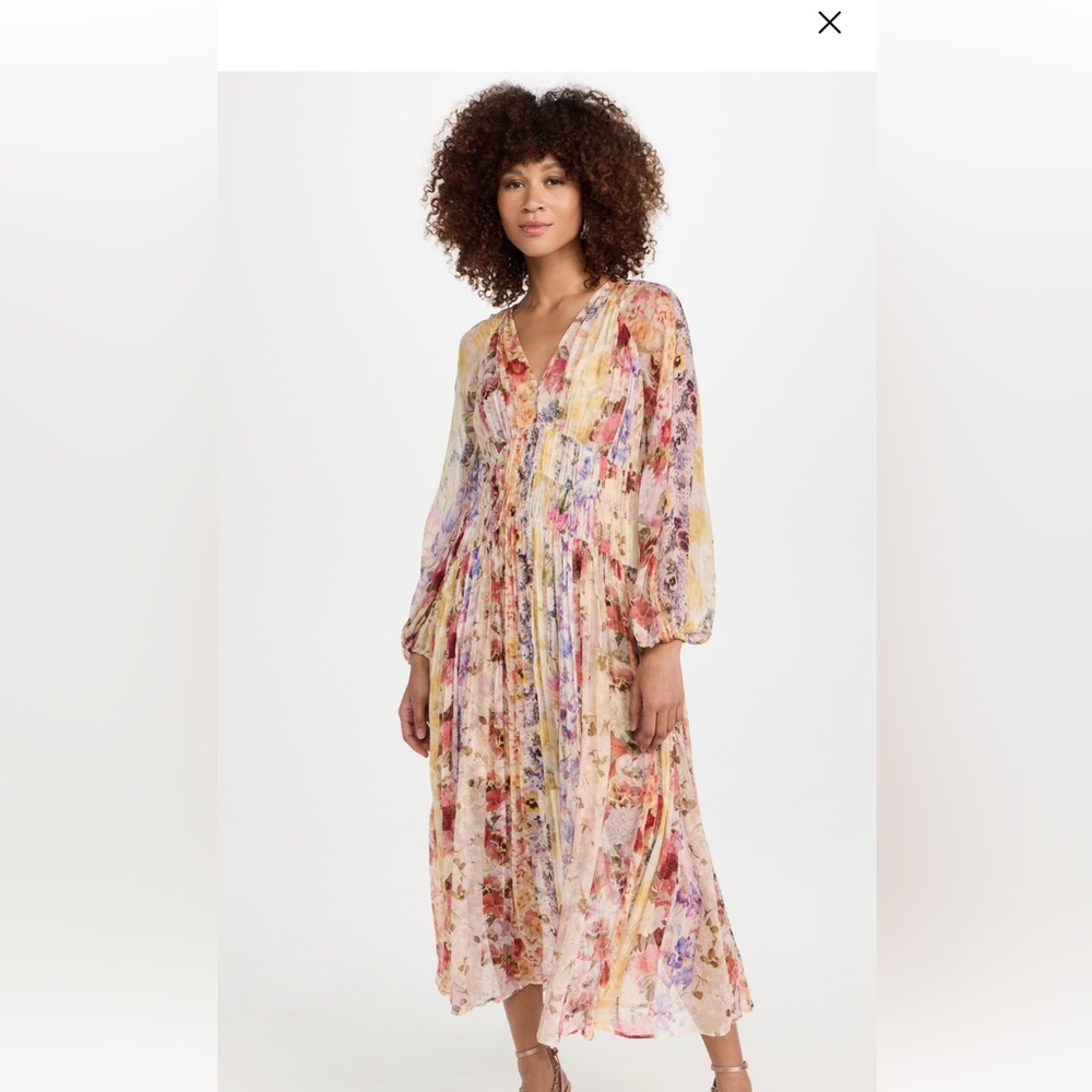 Zimmerman wonderland floral midi dress